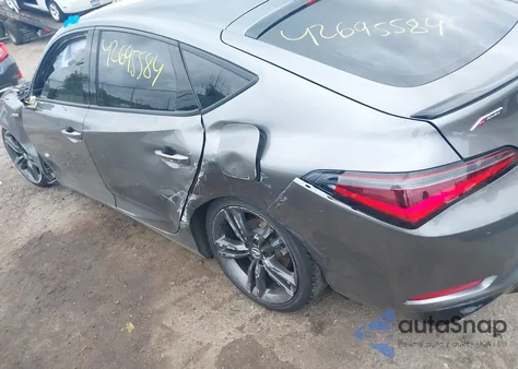 2024 Acura Integra A-Spec из США, поврежденный, VIN 19UDE4H31RA017648